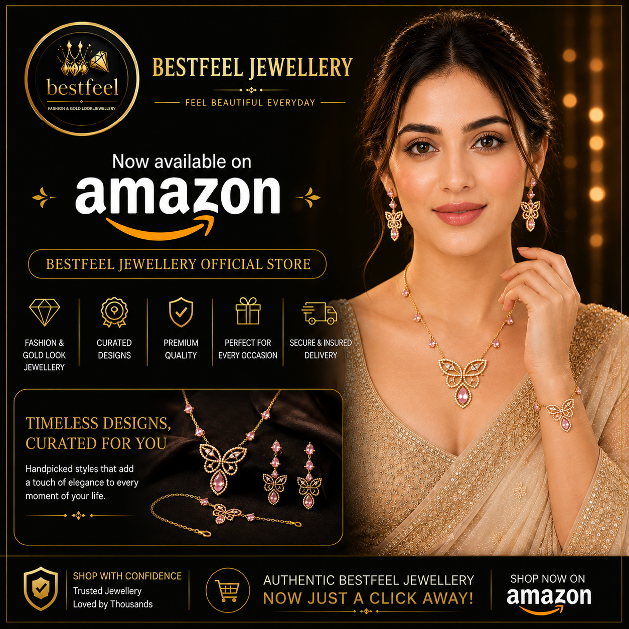 Bestfeel Fashion & Gold look Jewellery Collection