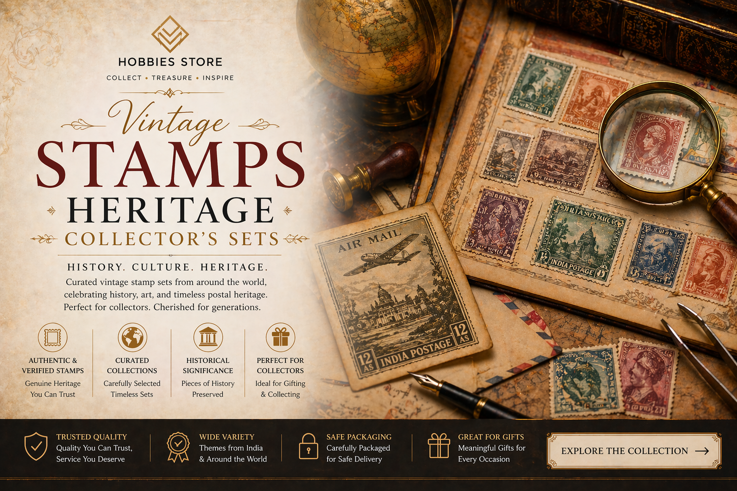 Vintage Stamps Heritage Collection