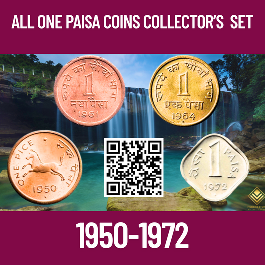 REPUBLIC INDIA 1 PAISA COINS COLLECTOR'S SET (Non-returnable)