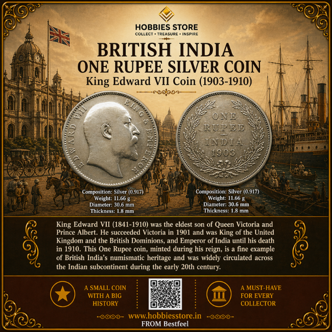 1904 KING EDWARD VII COLLECTOR'S SET SILVER COIN