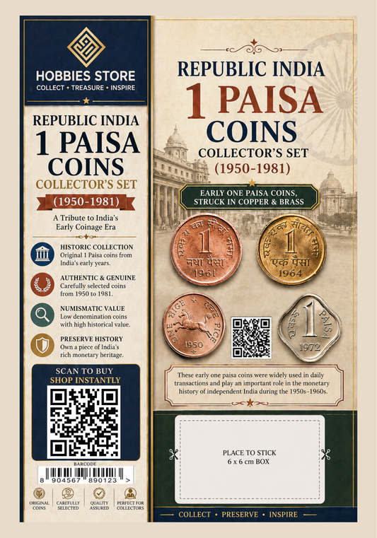 REPUBLIC INDIA 1 PAISA COINS COLLECTOR'S SET