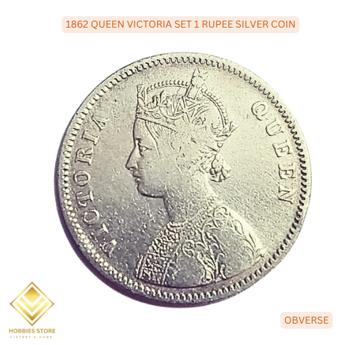 1862 QUEEN VICTORIA COLLECTOR'S SET 1 RUPEE SILVER COIN (Non-returnable)