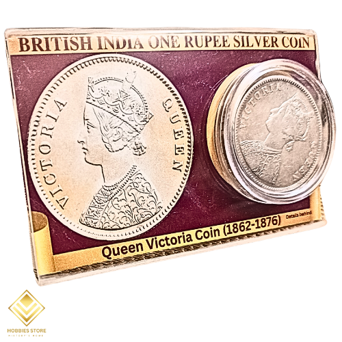 1862 QUEEN VICTORIA COLLECTOR'S SET 1 RUPEE SILVER COIN (Non-returnable)