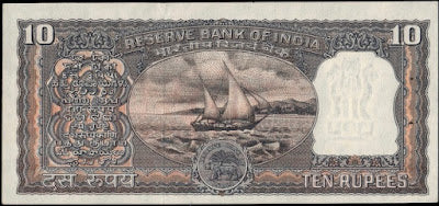 Republic India  Rs. 10  notes (1949-2017) - (Demonetized & Collectible Category) (Non-returnable)