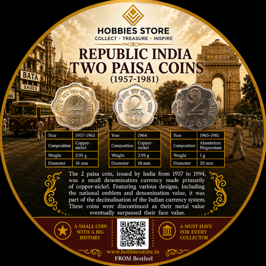 Republic India 2 Paise Coins Collector's Set