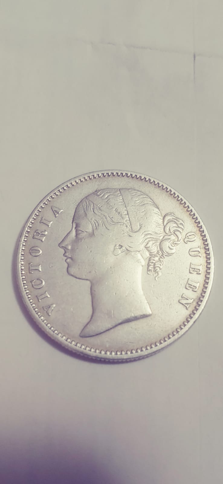 1840 QUEEN VICTORIA 1 RUPEE SILVER COIN COLLECTOR SET (Non-returnable)