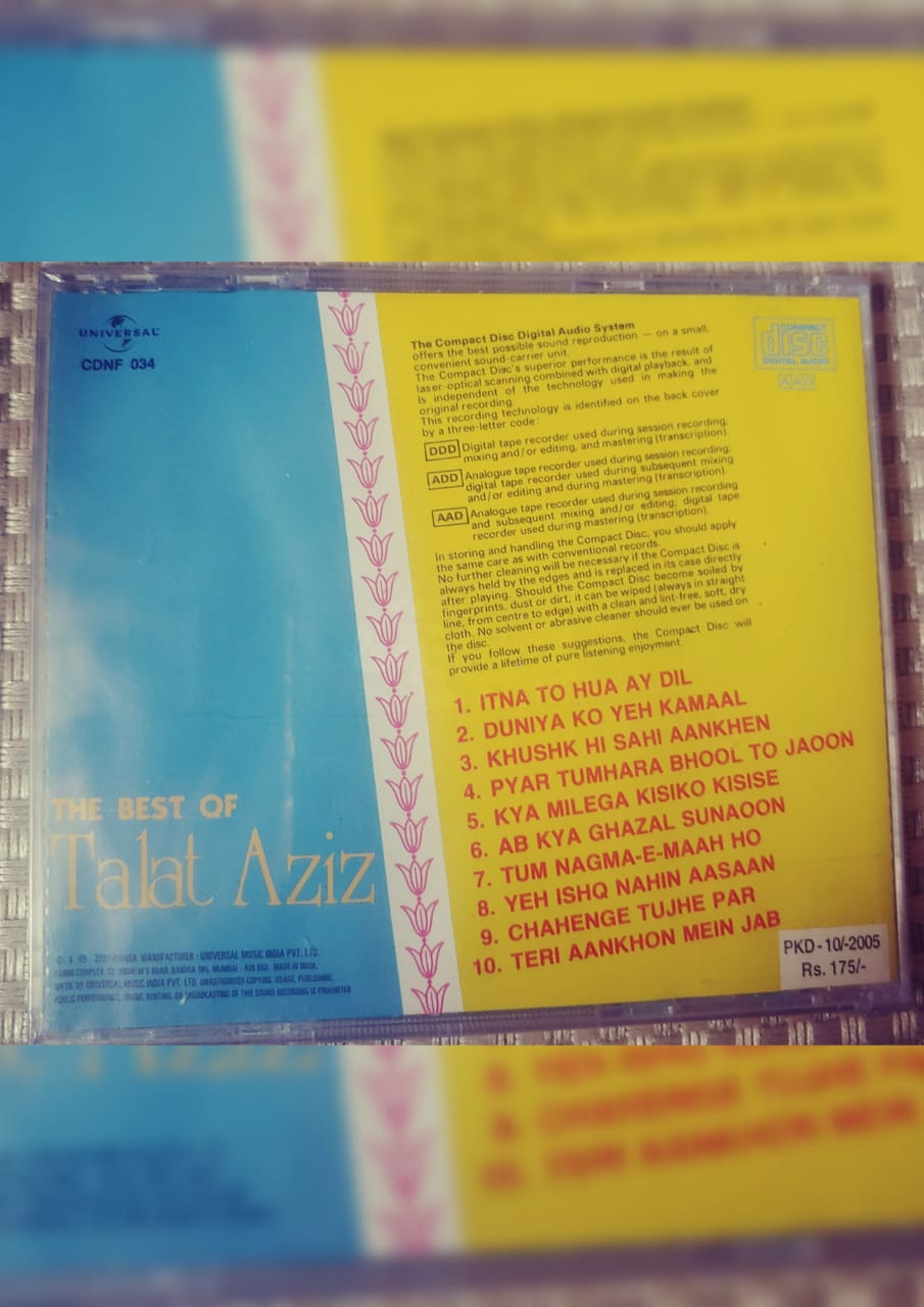 Talat Aziz Audio CD (2003), The Best Of Talat Aziz