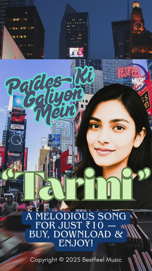 Pardes Ki Galiyon Mein – Tarini | Bestfeel Music | Digital Download